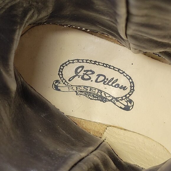 🔥 JB DILLON Reserve Mens 11B Narrow White Python EXOTIC Cowboy Square Toe Boots - Picture 12 of 14